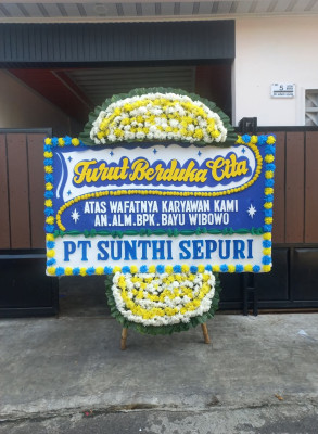 Papan Bunga Duka di Krempong